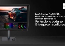 BenQ Creative Pro PV3250U Monitor Profesional 4K UHD de 32" para Edición de Vídeo y Posproducción